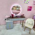 Tocador Glamour Gris