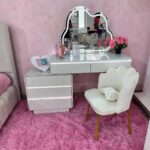 Tocador Glamour con luz led cajones