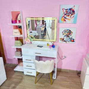Jazmin 90cm Premium Espejo Cuadrado